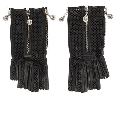 Chanel Fingerless Gloves, front view